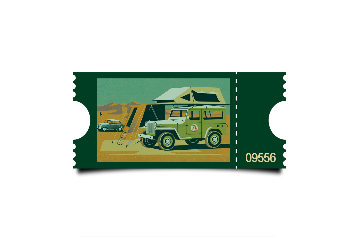 Boleto Ilustracion N 09556