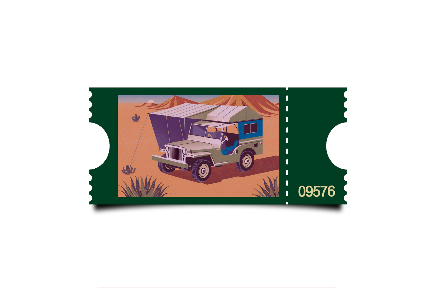 Boleto Ilustracion N 09576