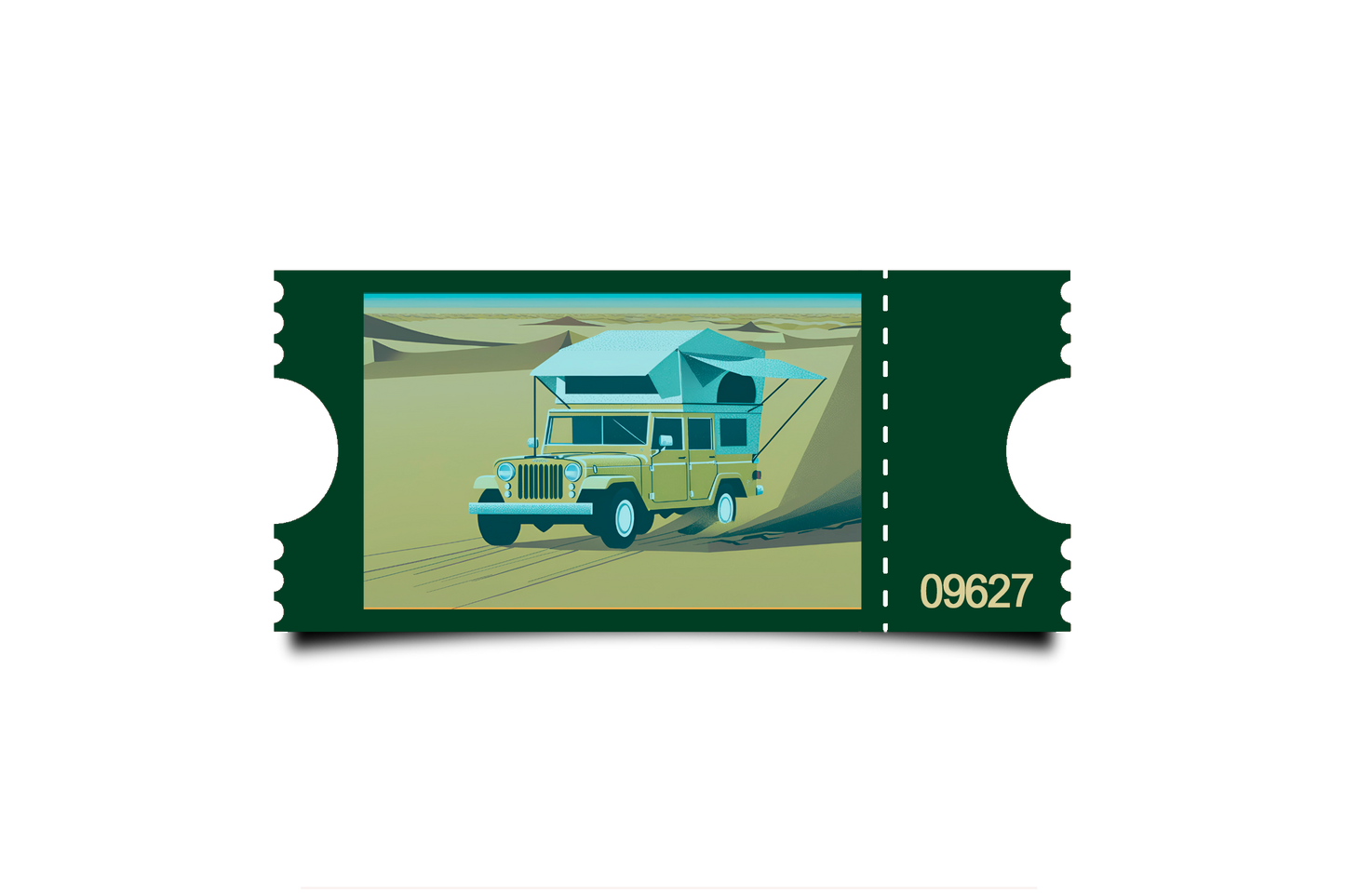 Boleto Ilustracion N 09627