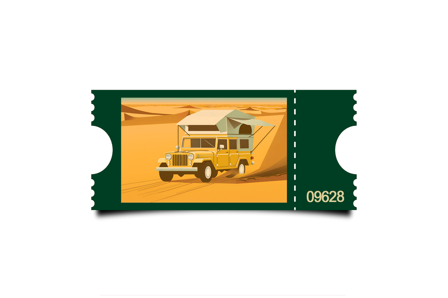 Boleto Ilustracion N 09628