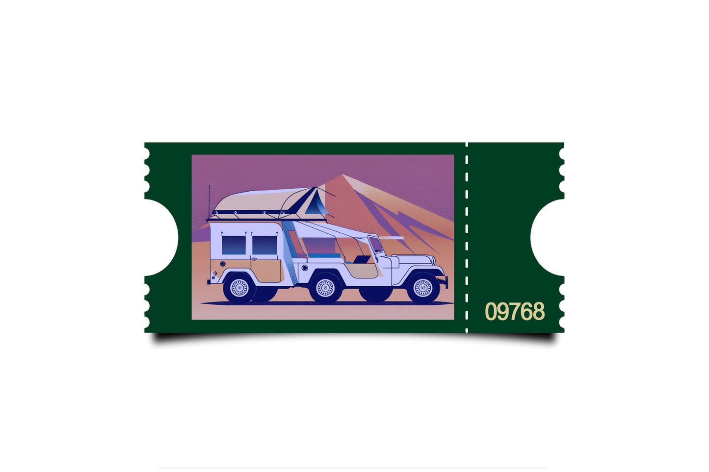 Boleto Ilustracion N 09768