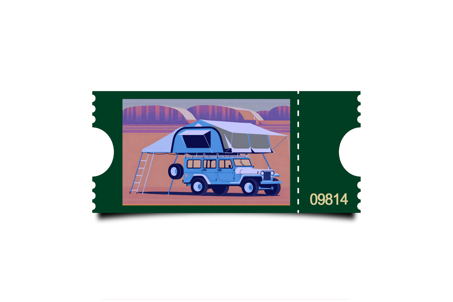 Boleto Ilustracion N 09814