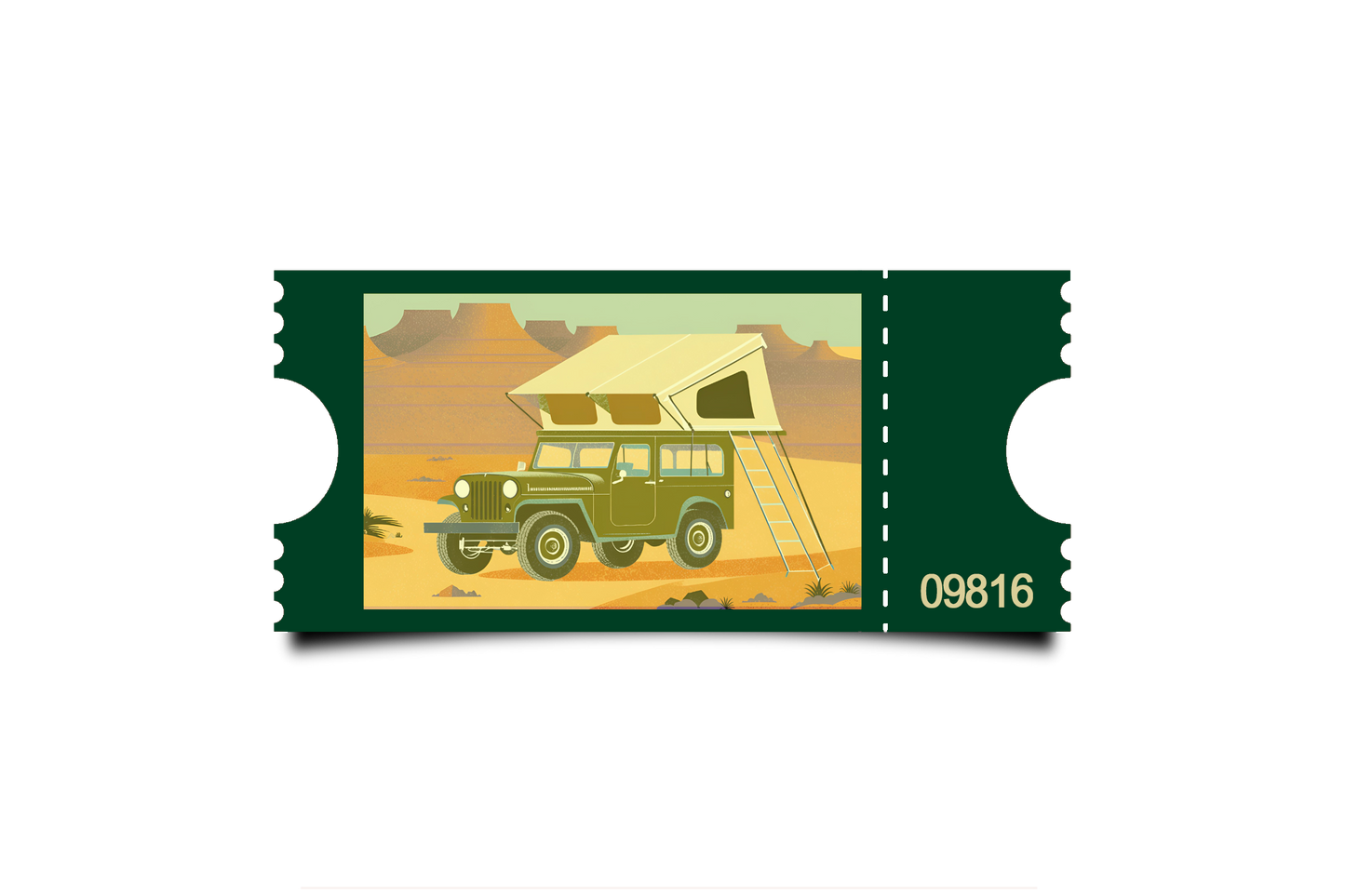 Boleto Ilustracion N 09816