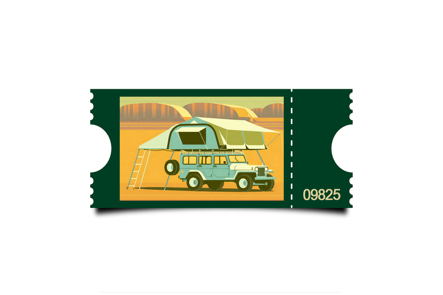 Boleto Ilustracion N 09825