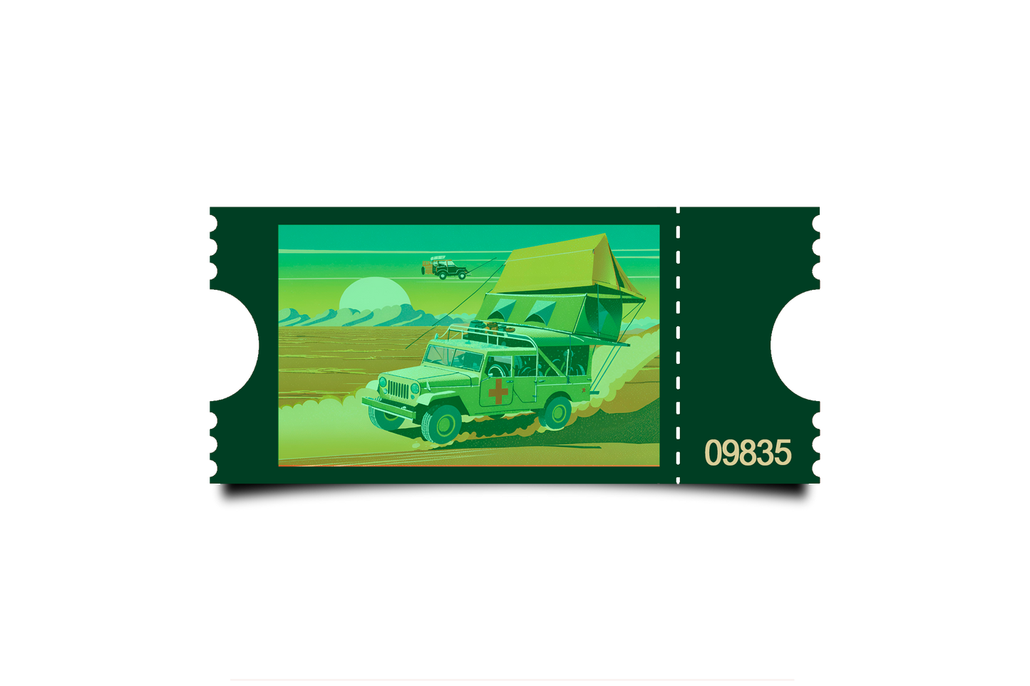Boleto Ilustracion N 09835