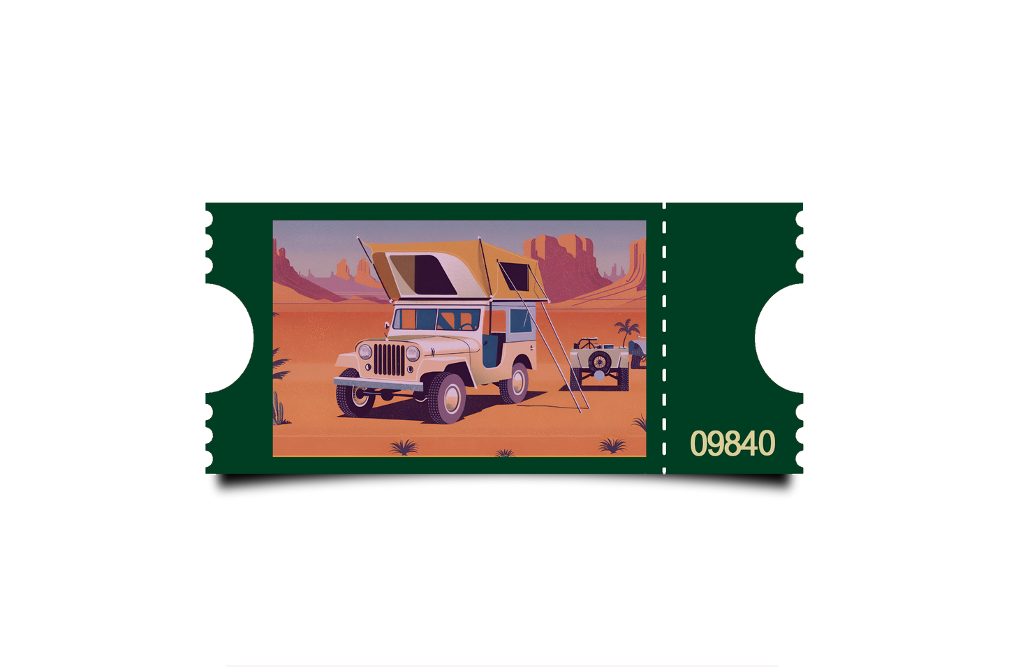 Boleto Ilustracion N 09840