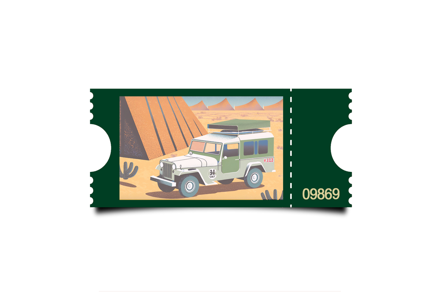 Boleto Ilustracion N 09869