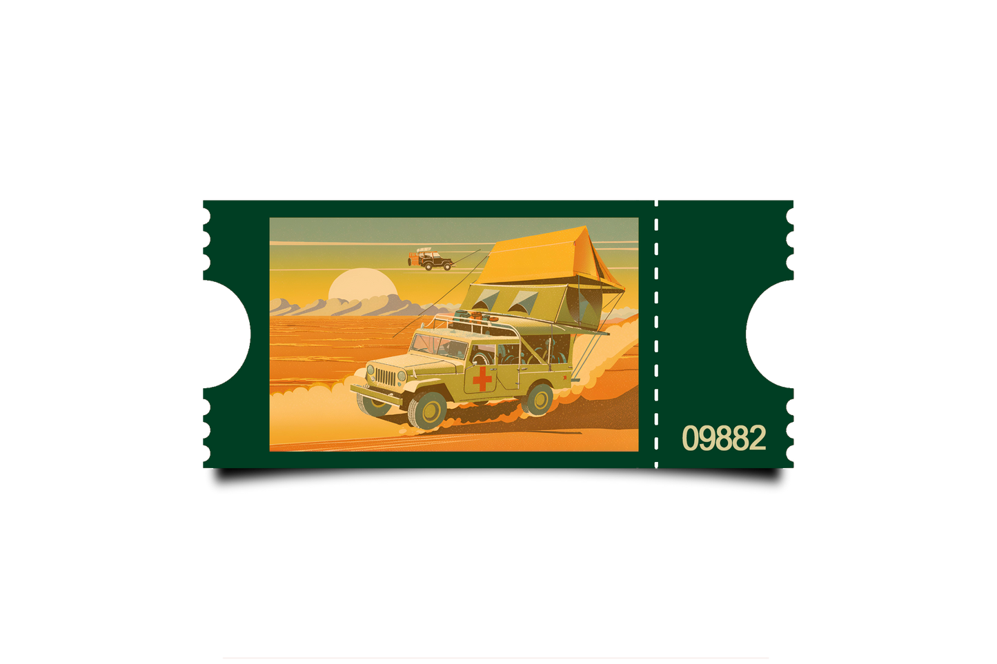 Boleto Ilustracion N 09882