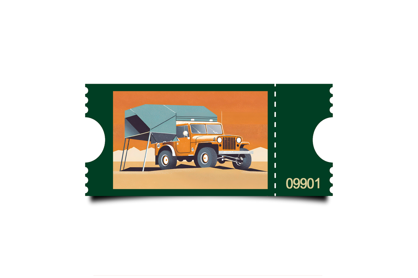 Boleto Ilustracion N 09901