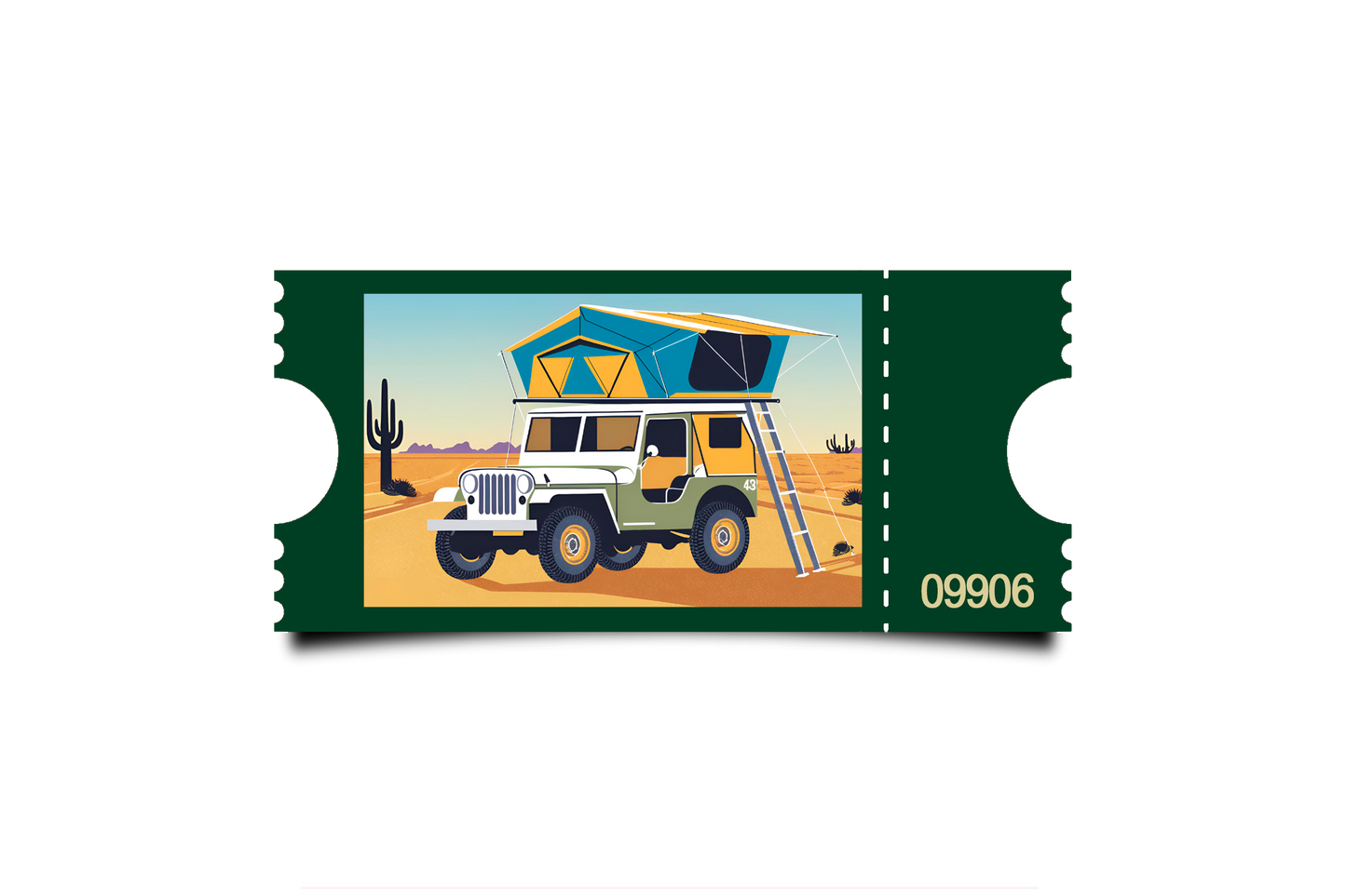 Boleto Ilustracion N 09906