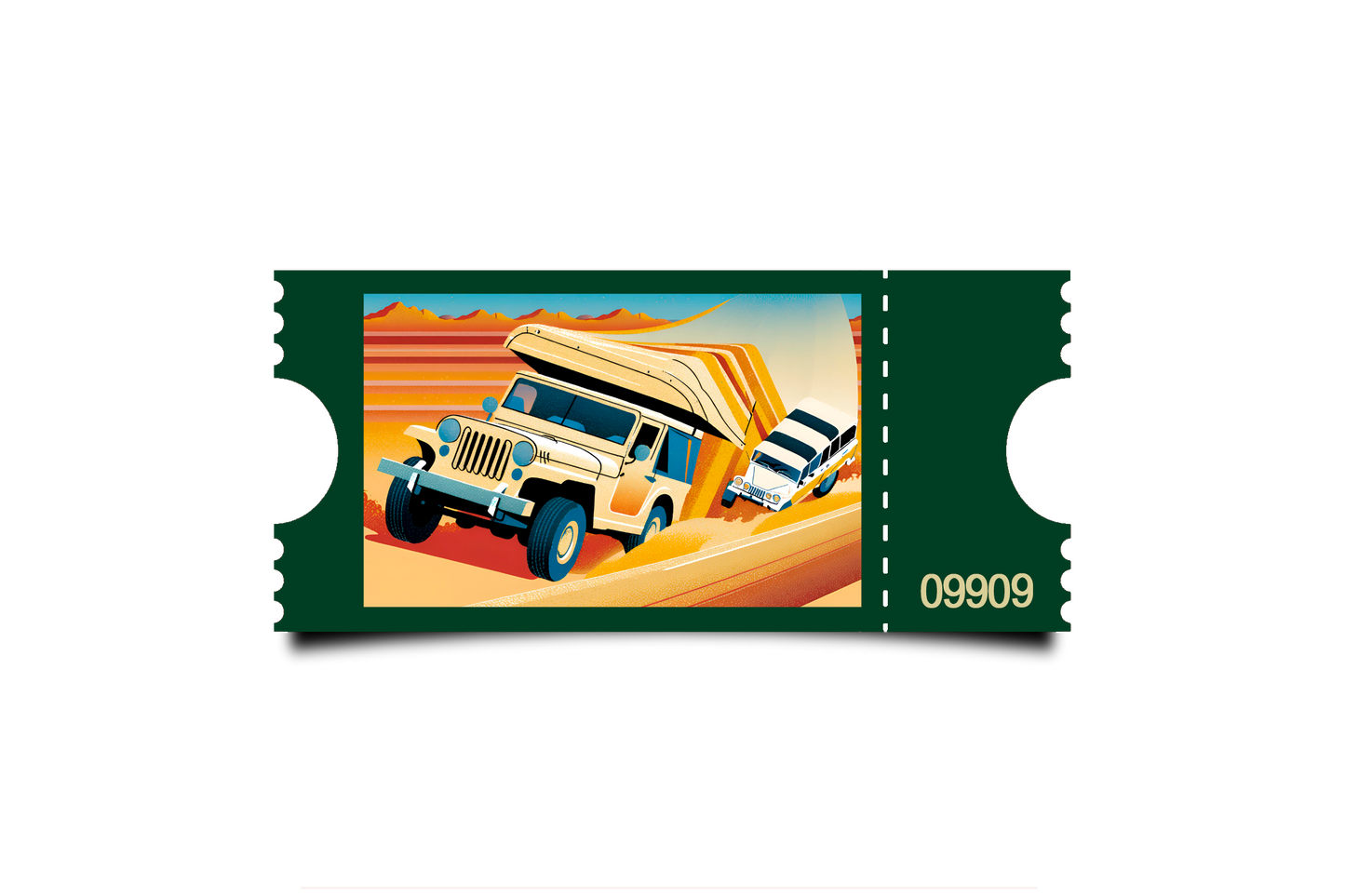 Boleto Ilustracion N 09909