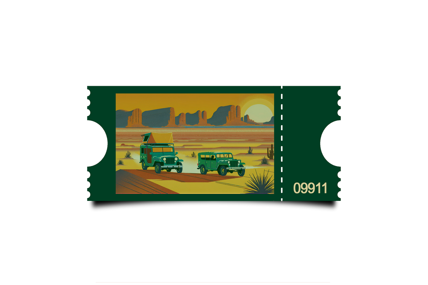 Boleto Ilustracion N 09911