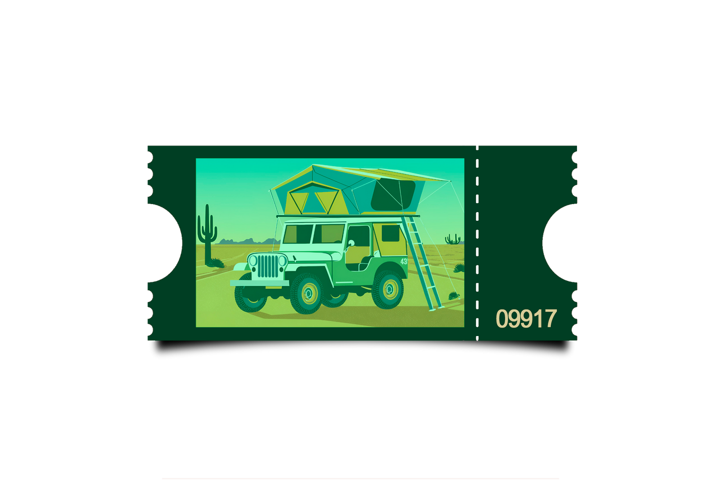Boleto Ilustracion N 09917