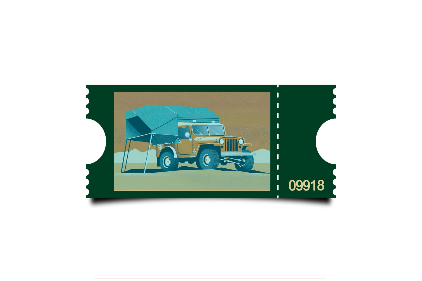 Boleto Ilustracion N 09918