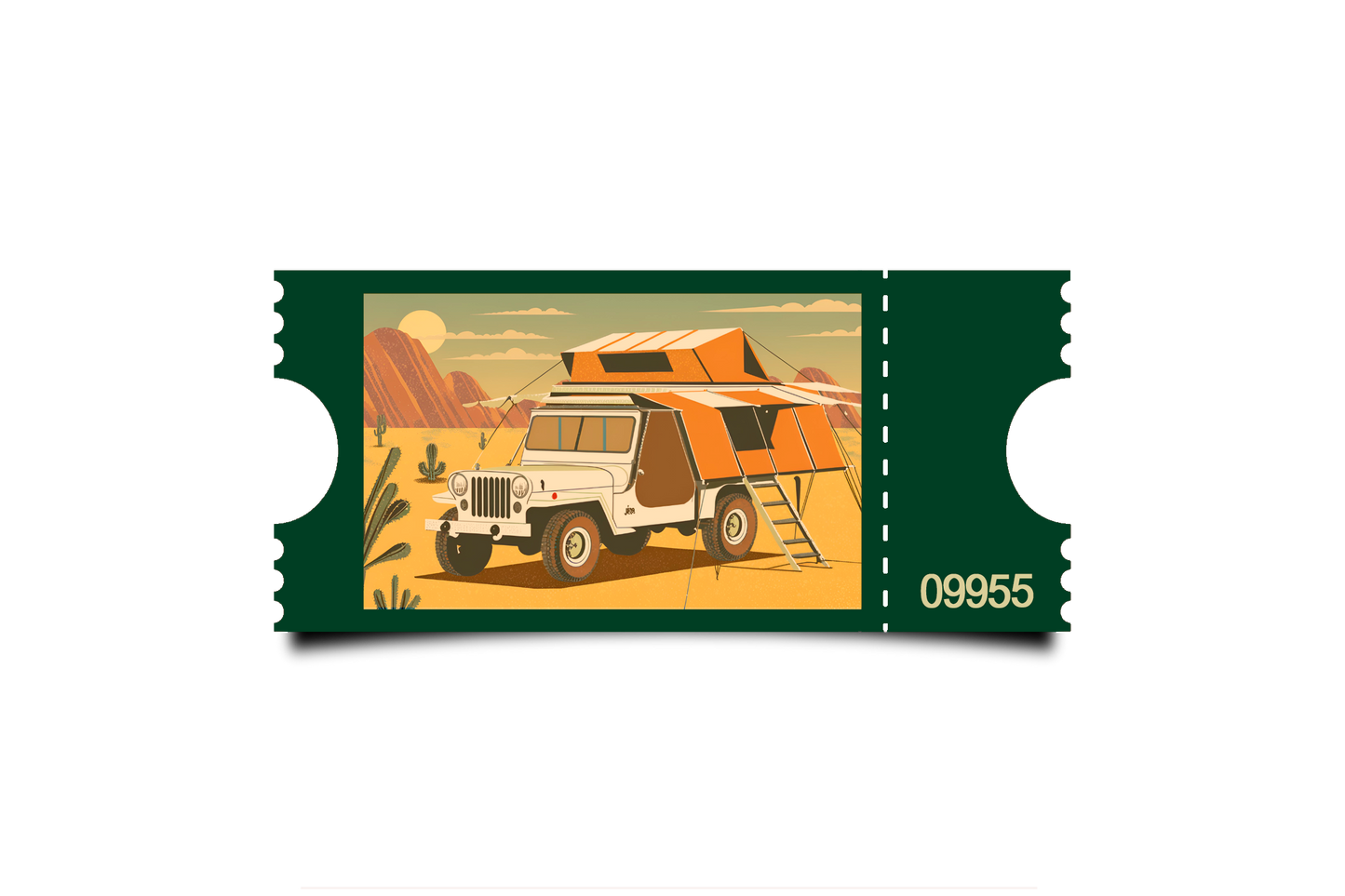 Boleto Ilustracion N 09955