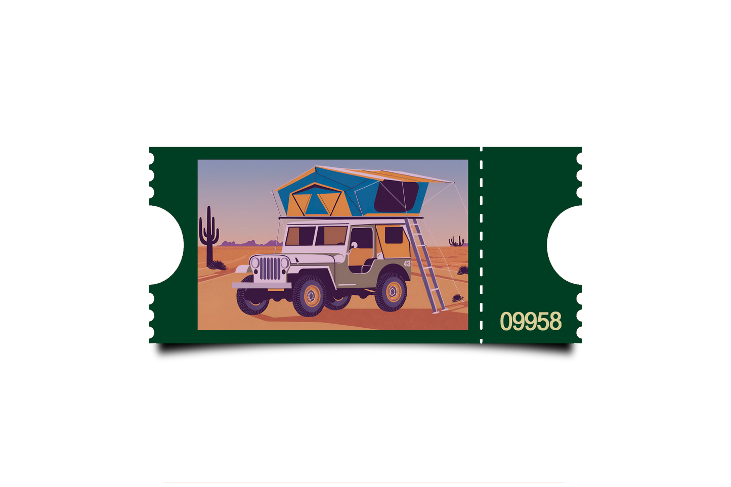 Boleto Ilustracion N 09958