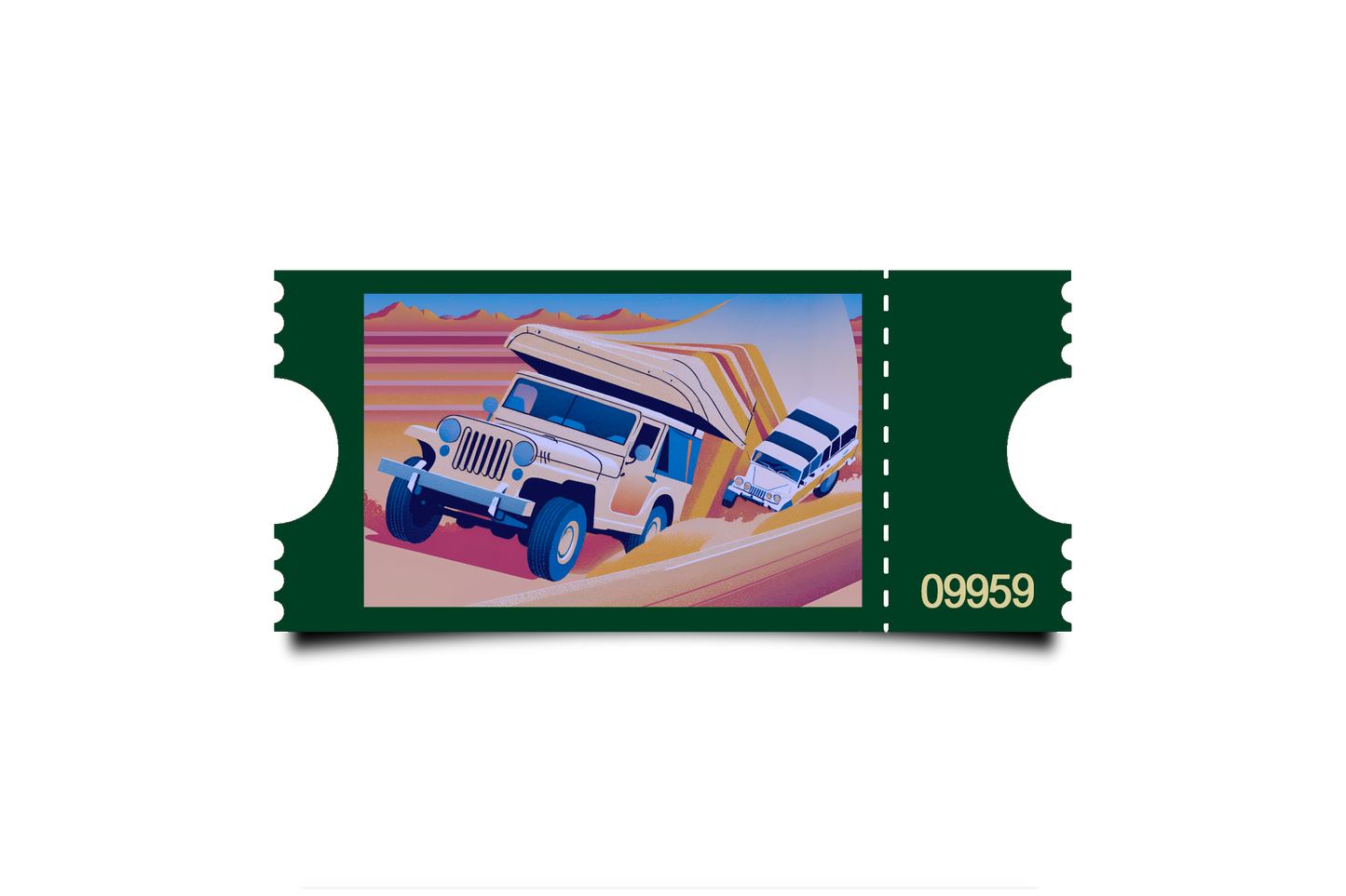 Boleto Ilustracion N 09959