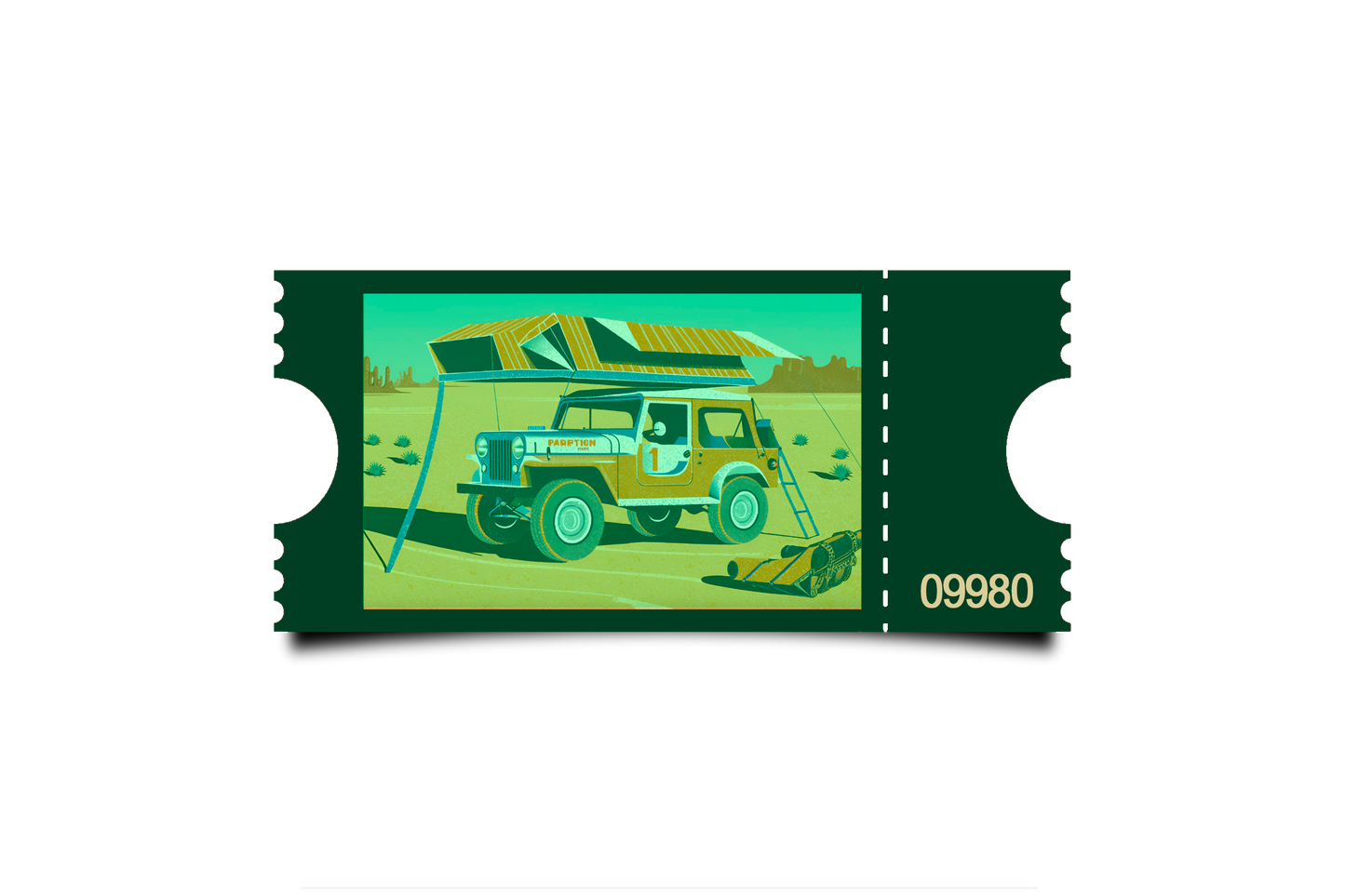 Boleto Ilustracion N 09980