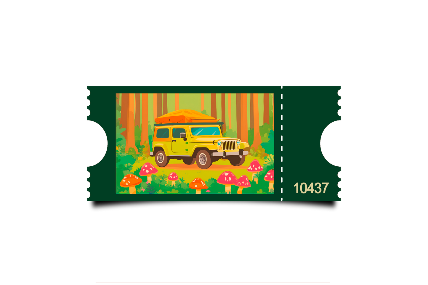 Boleto Ilustracion N 10437