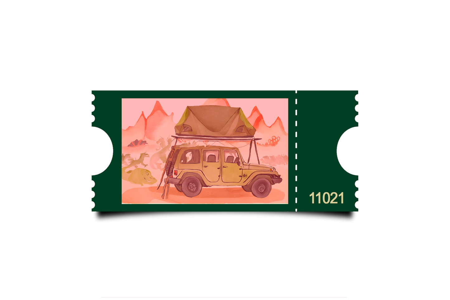 Boleto Ilustracion N 11021