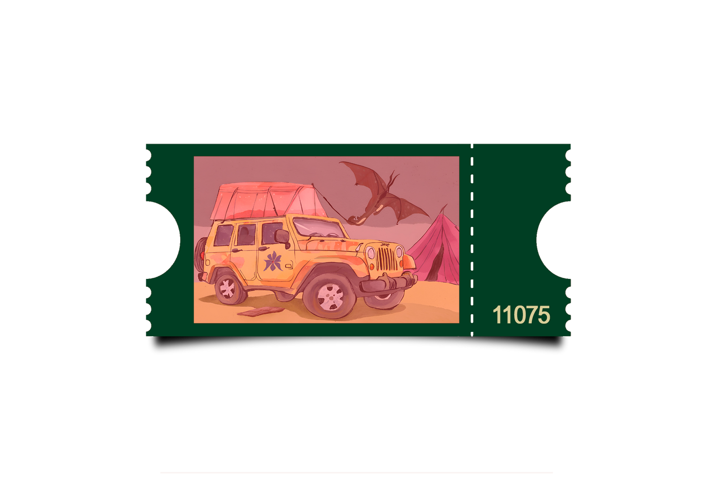 Boleto Ilustracion N 11075