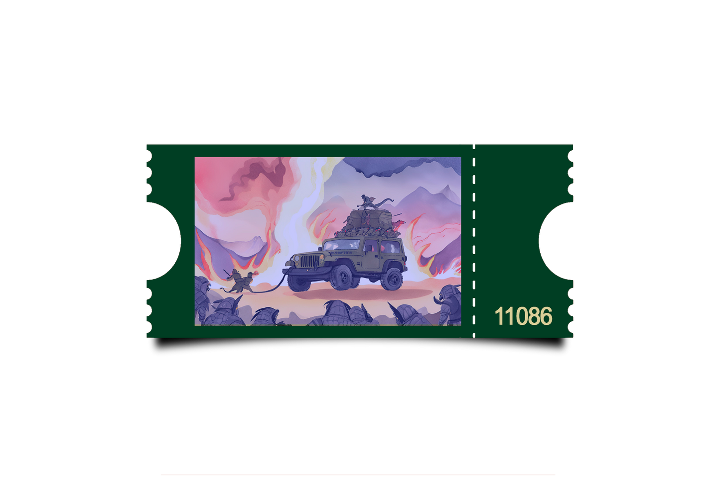 Boleto Ilustracion N 11086