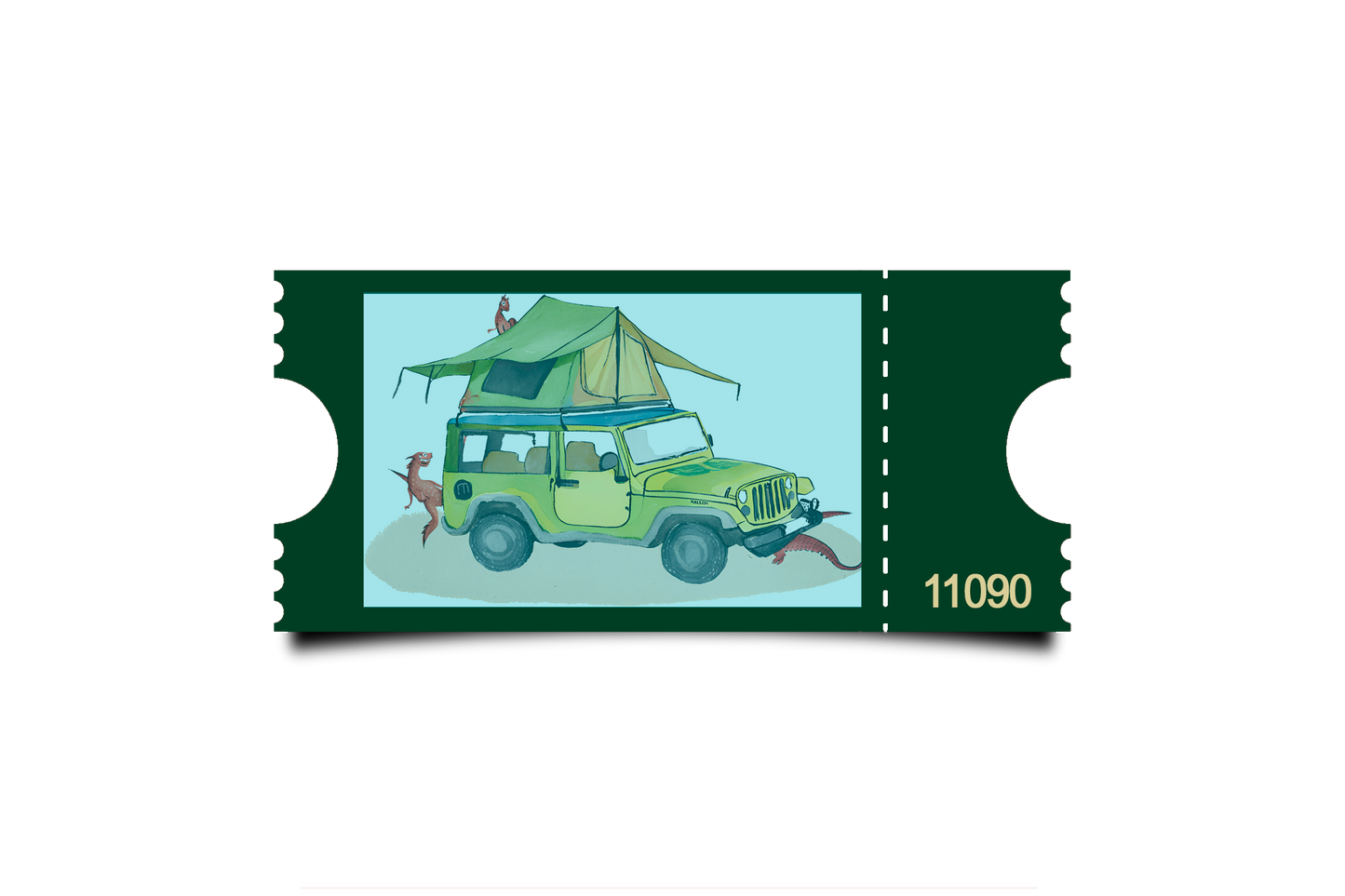 Boleto Ilustracion N 11090