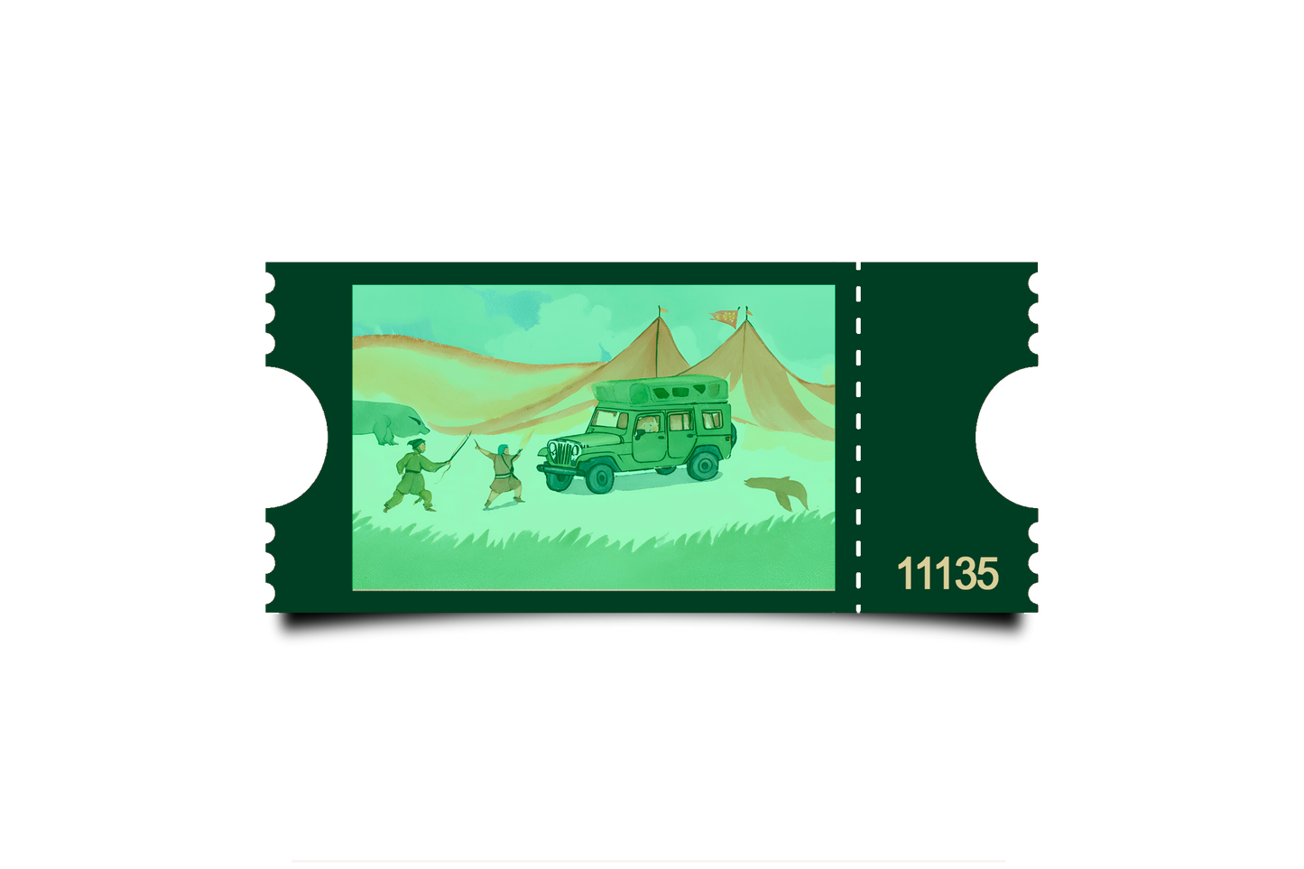 Boleto Ilustracion N 11135