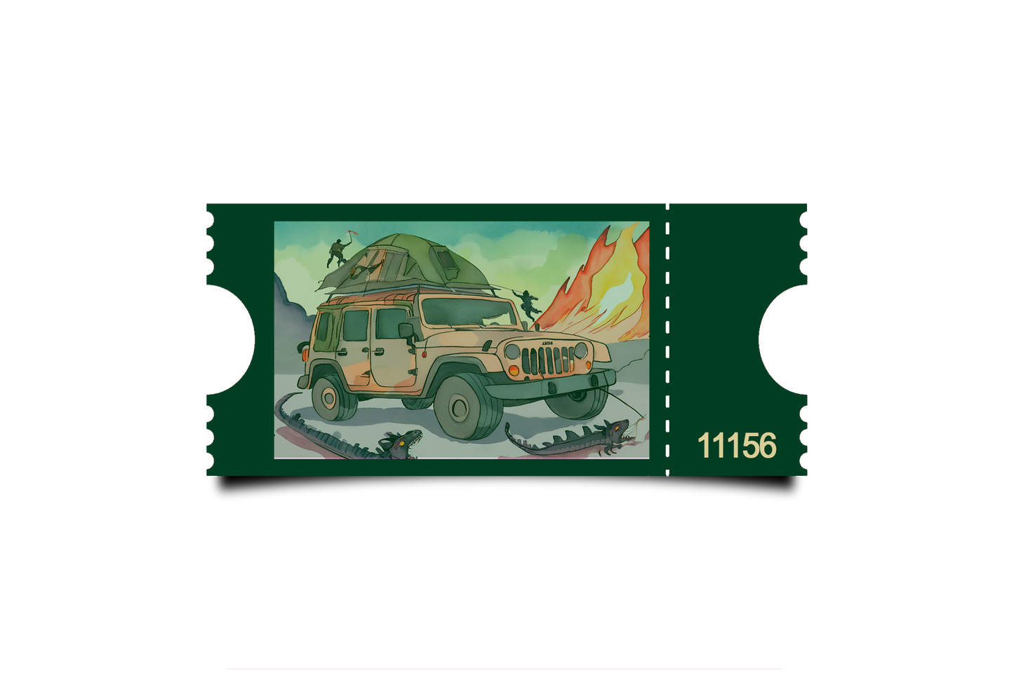 Boleto Ilustracion N 11156