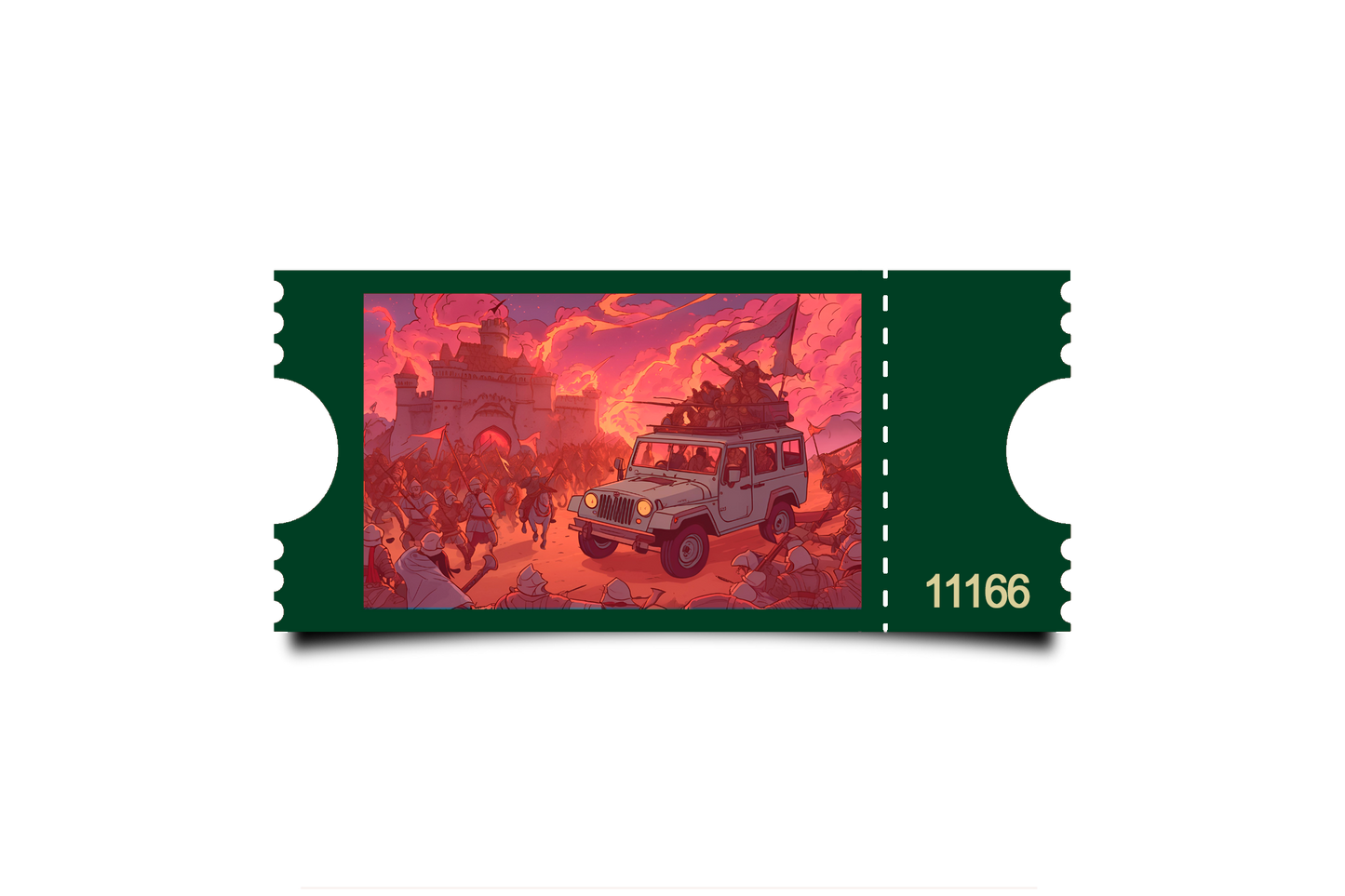 Boleto Ilustracion N 11166