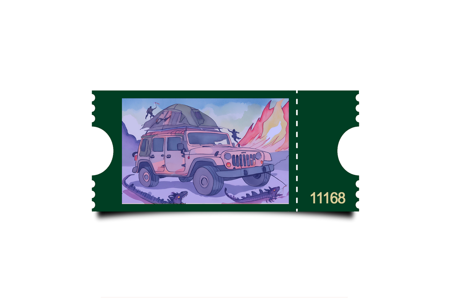 Boleto Ilustracion N 11168