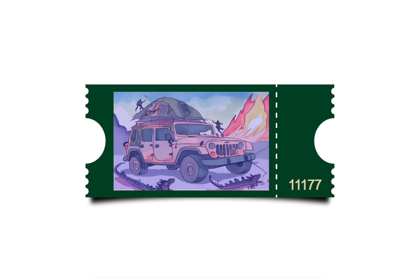 Boleto Ilustracion N 11177