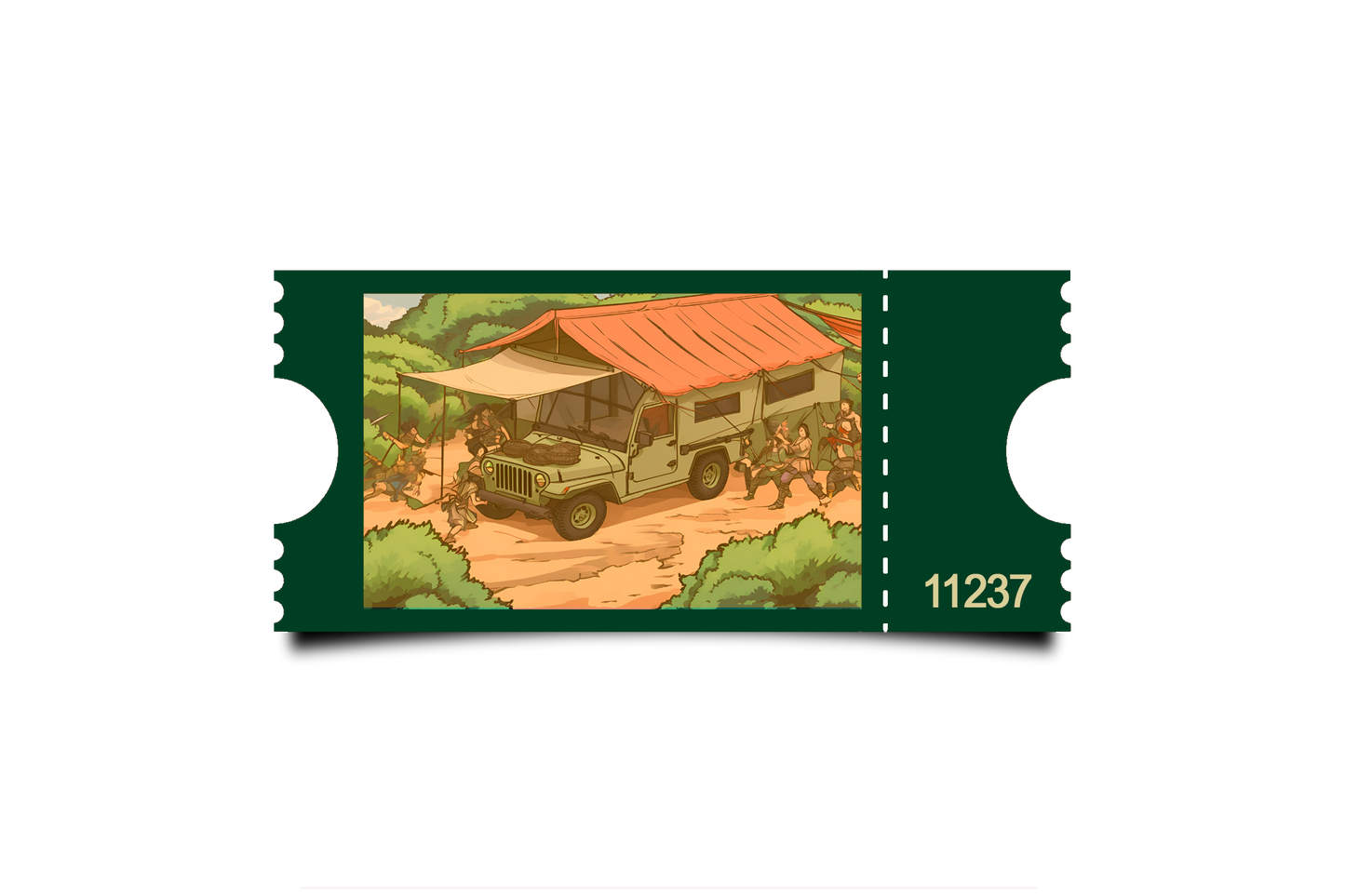 Boleto Ilustracion N 11237