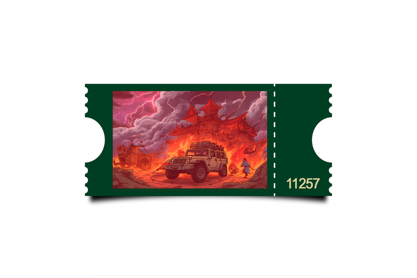 Boleto Ilustracion N 11257