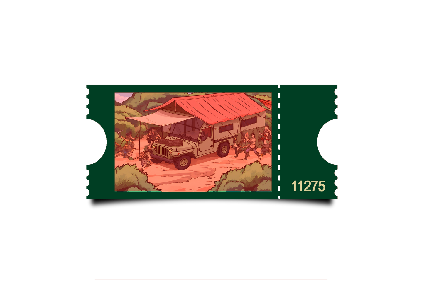 Boleto Ilustracion N 11275