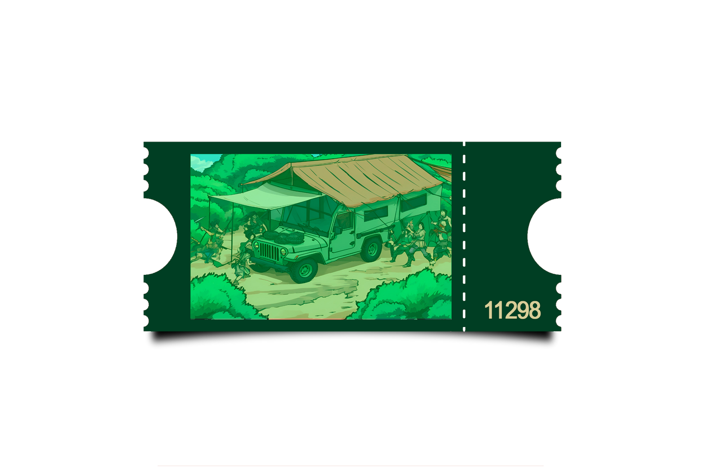 Boleto Ilustracion N 11298