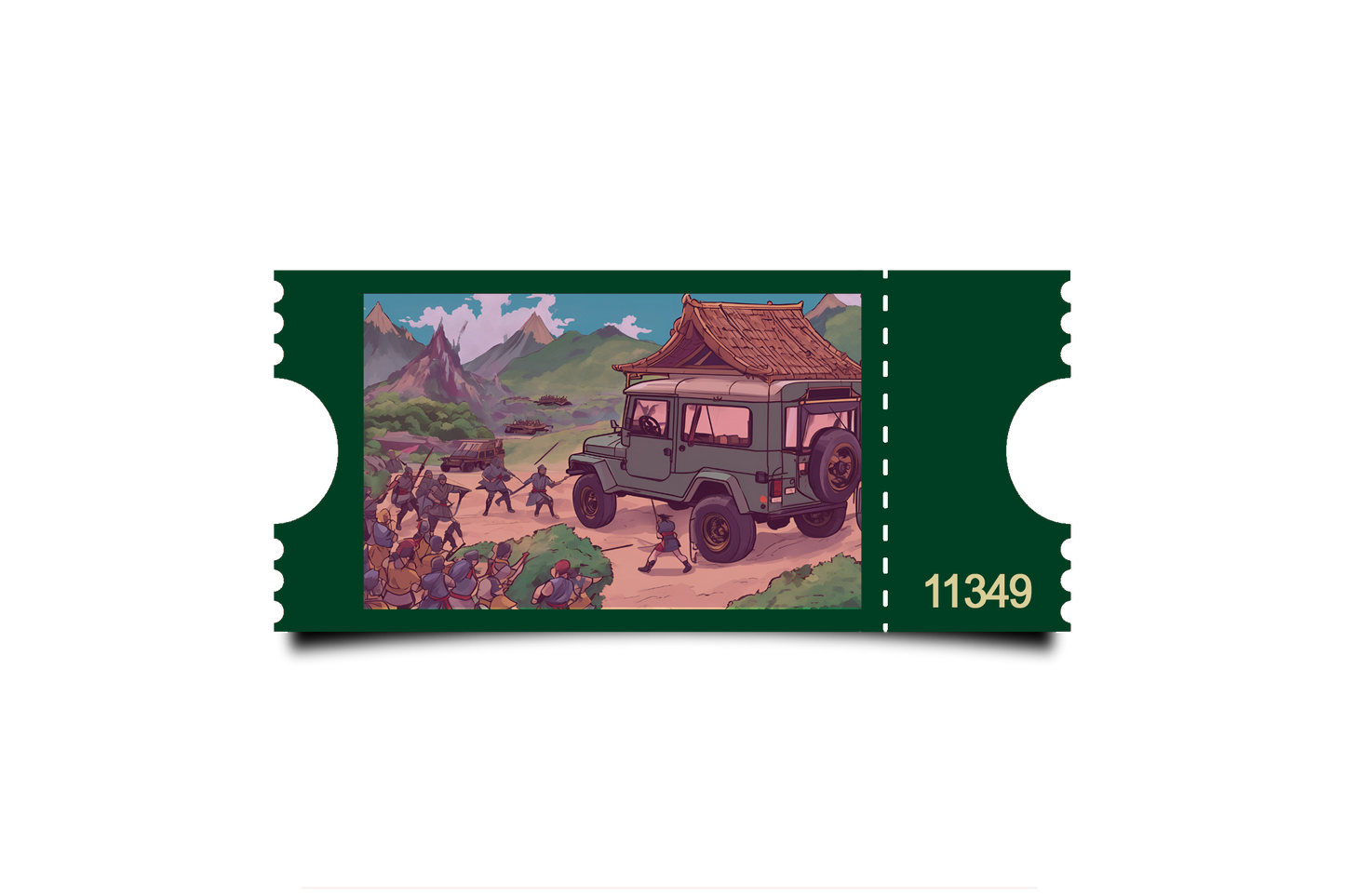 Boleto Ilustracion N 11349