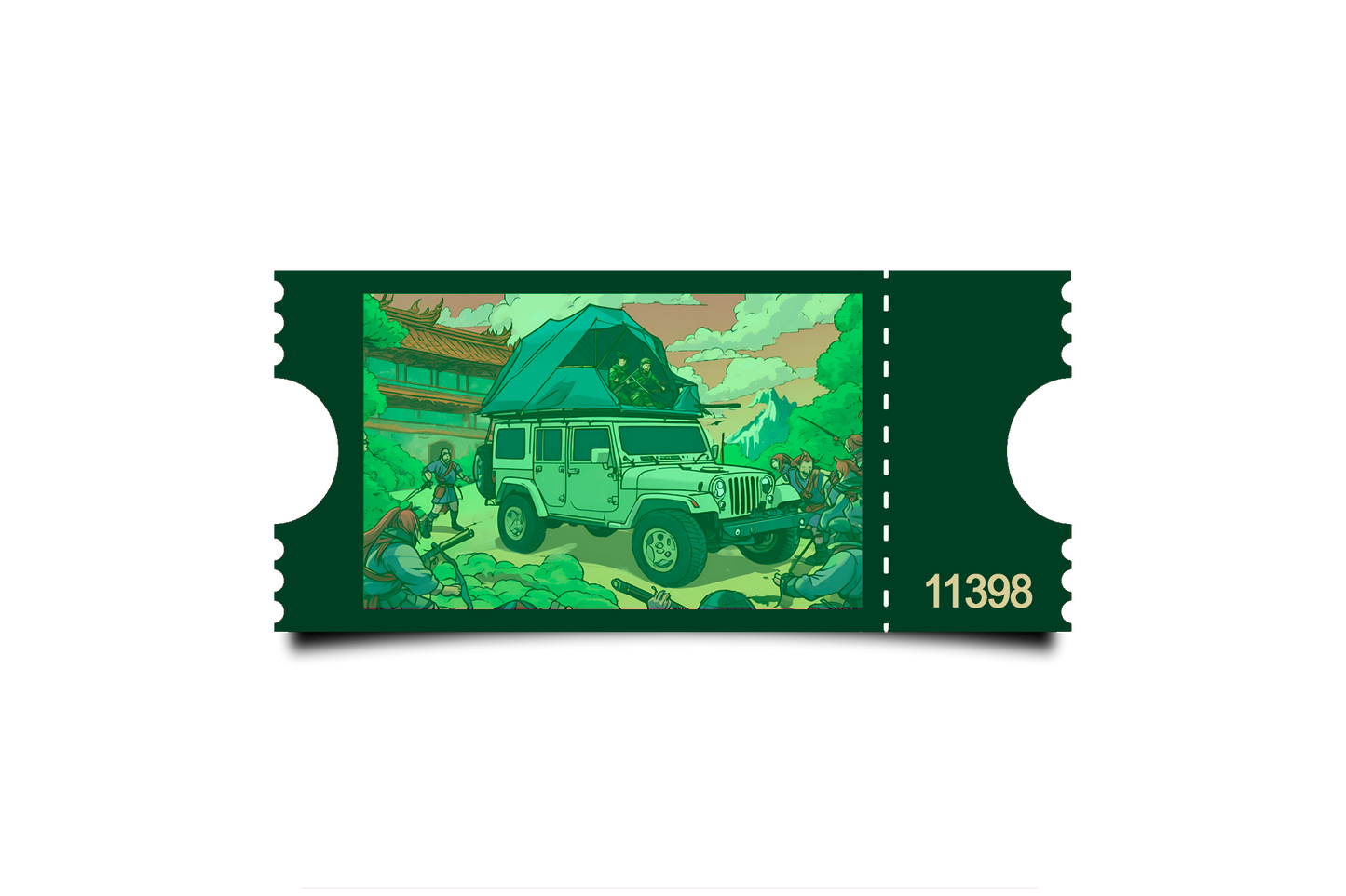 Boleto Ilustracion N 11398