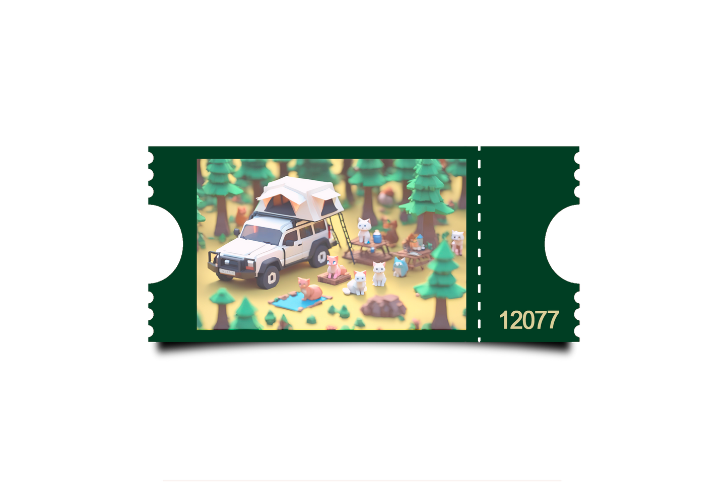 Boleto Ilustracion N 12077