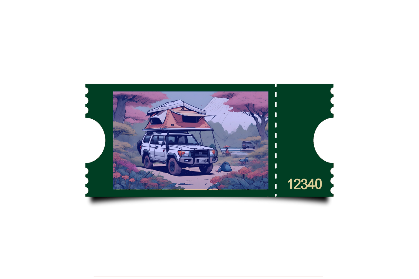 Boleto Ilustracion N 12340