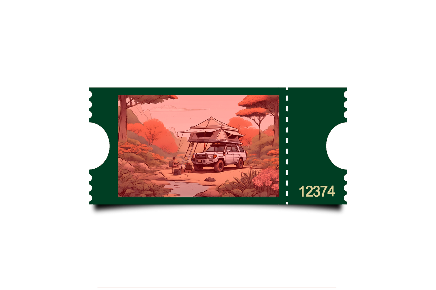 Boleto Ilustracion N 12374