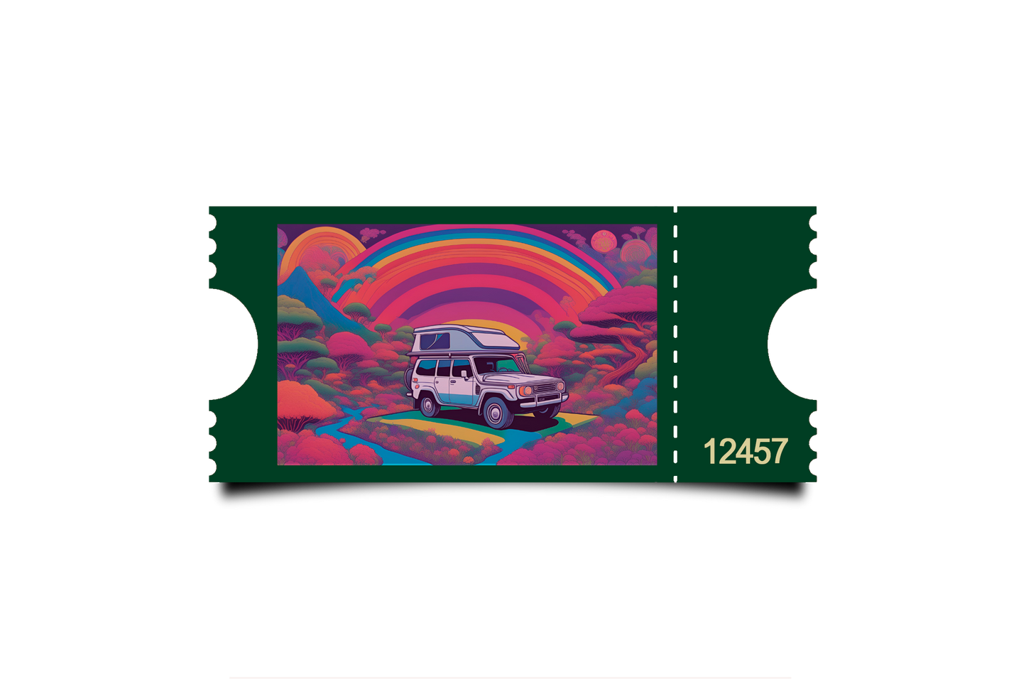 Boleto Ilustracion N 12457