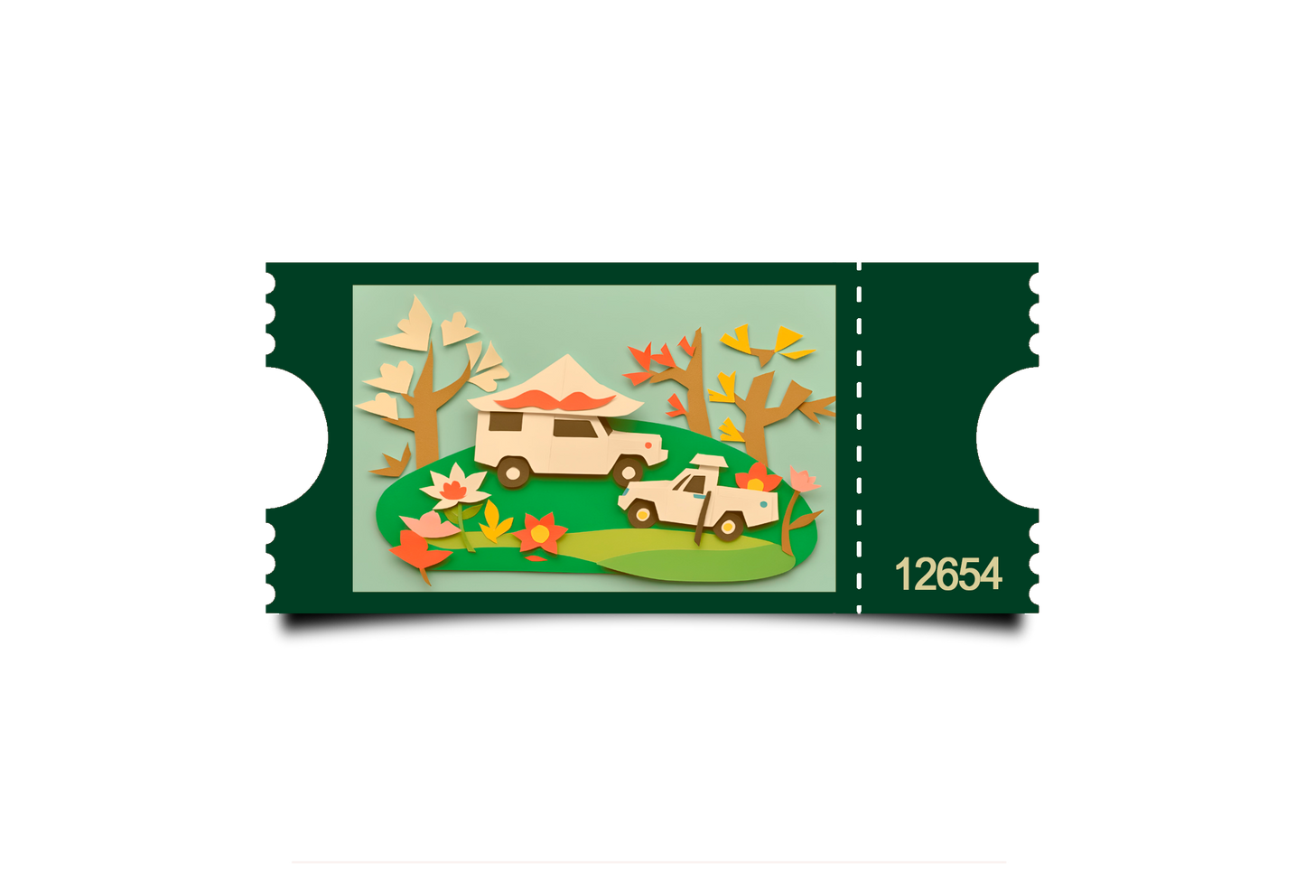 Boleto Ilustracion N 12654