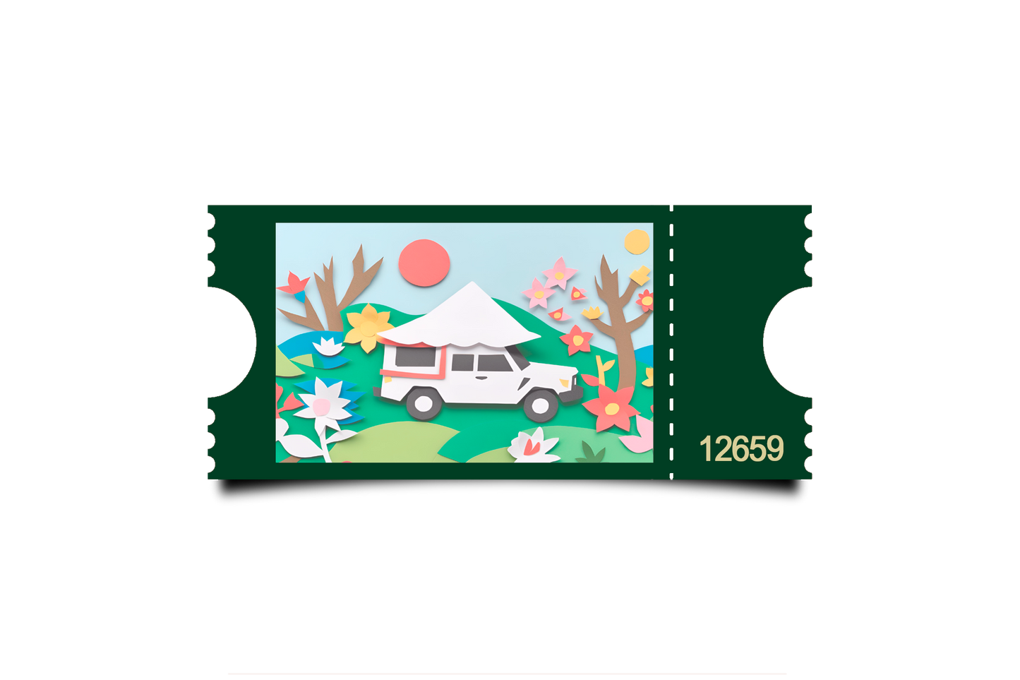 Boleto Ilustracion N 12659