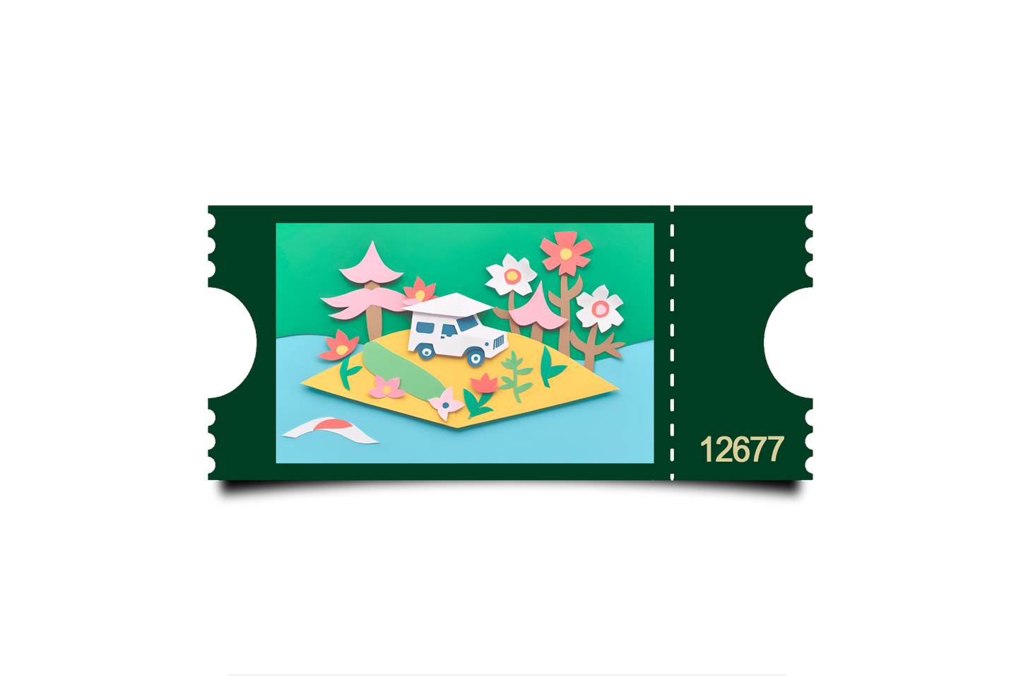 Boleto Ilustracion N 12677