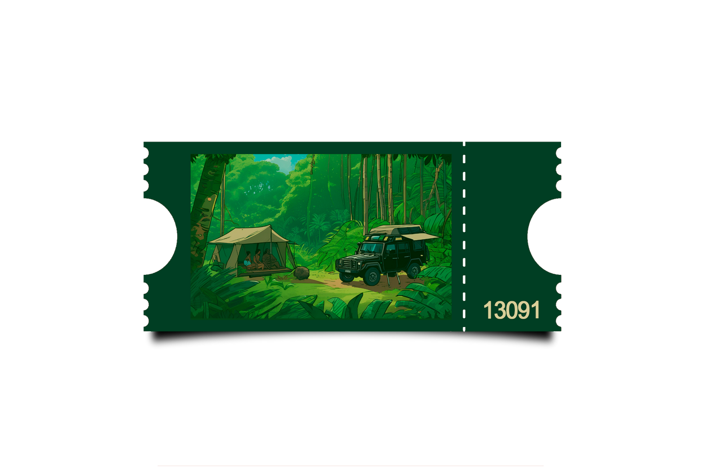 Boleto Ilustracion N 13091