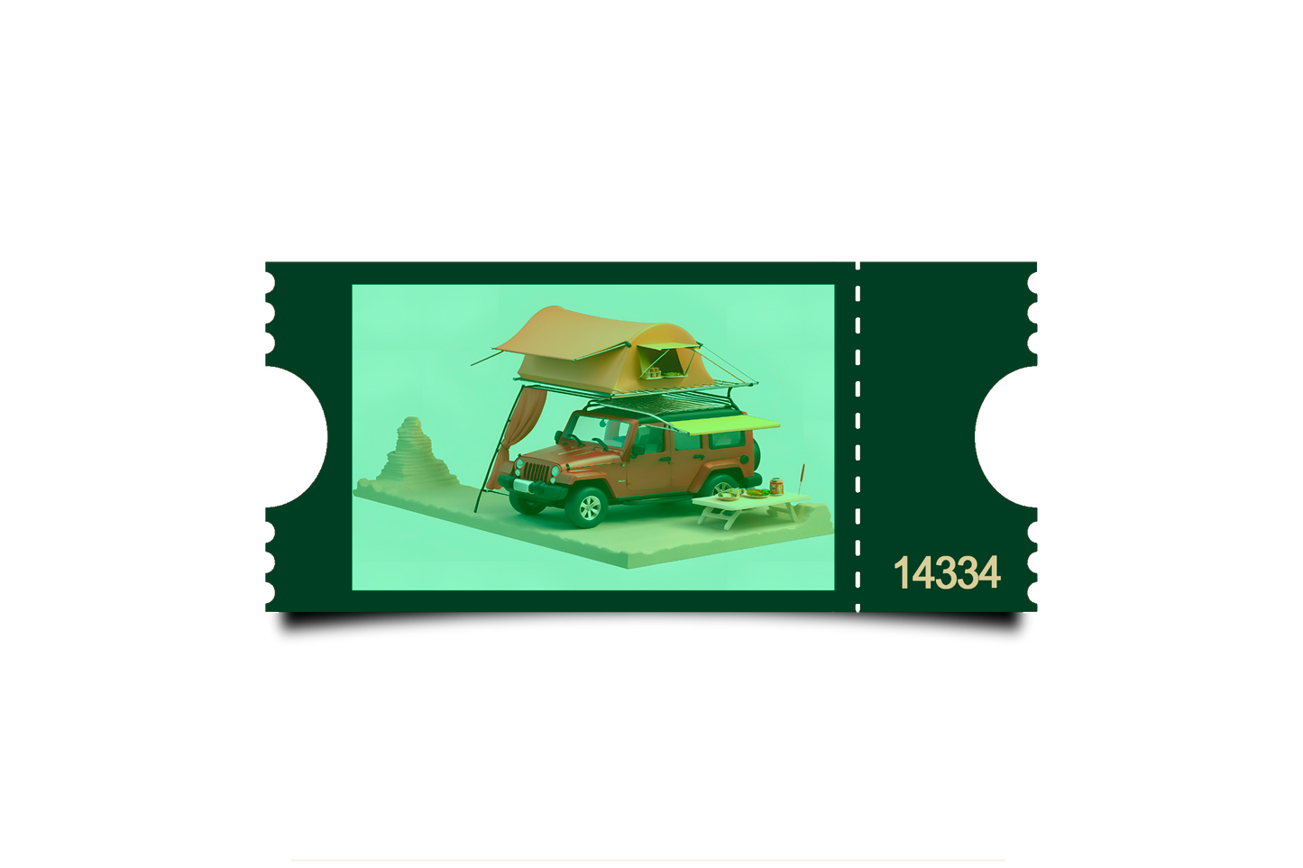 Boleto Ilustracion N 14334