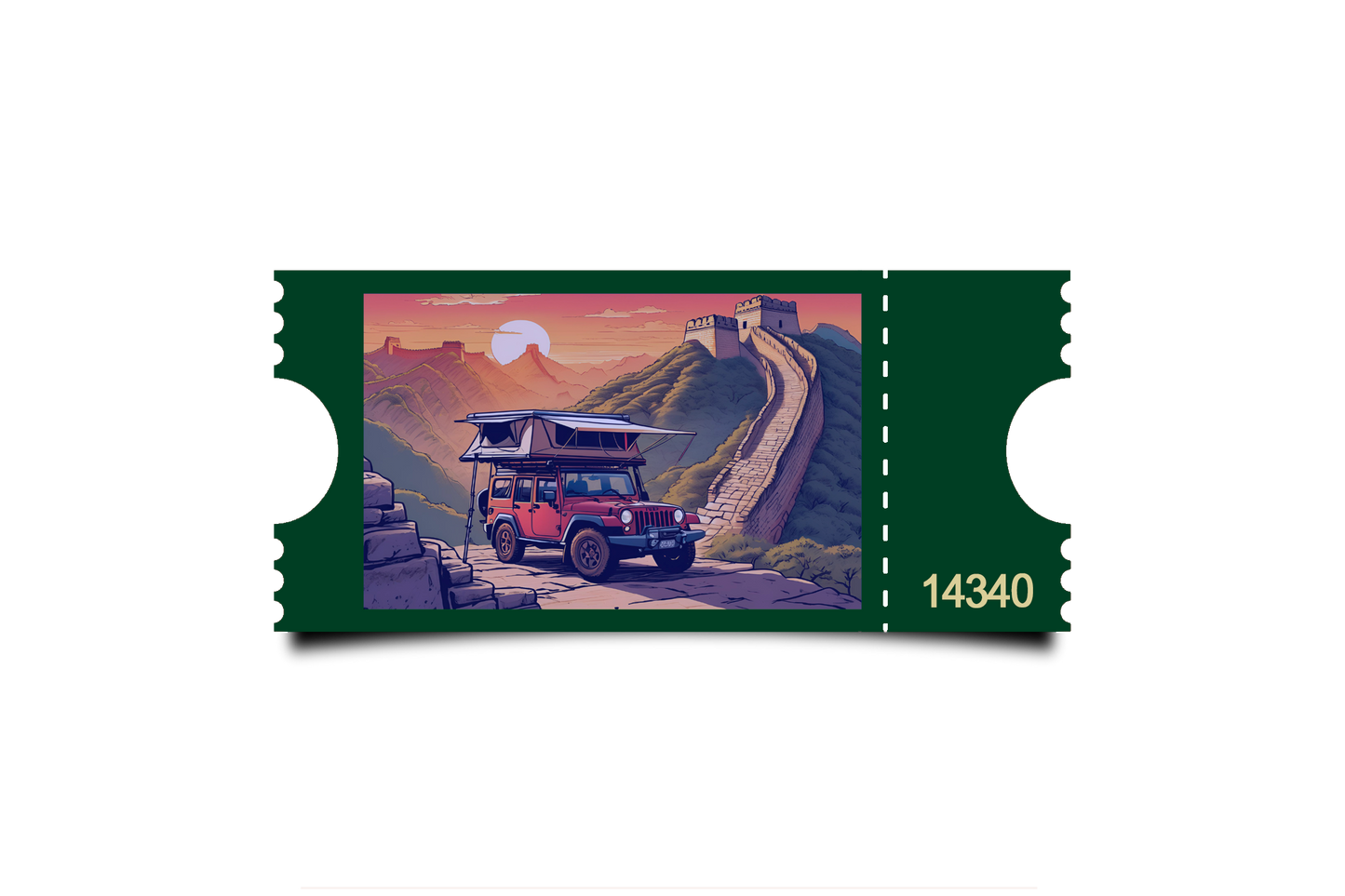 Boleto Ilustracion N 14340