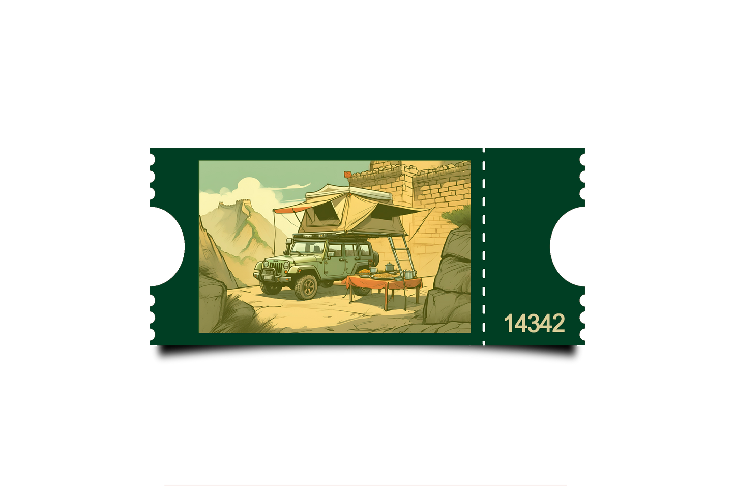 Boleto Ilustracion N 14342