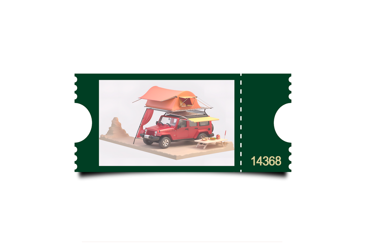 Boleto Ilustracion N 14368